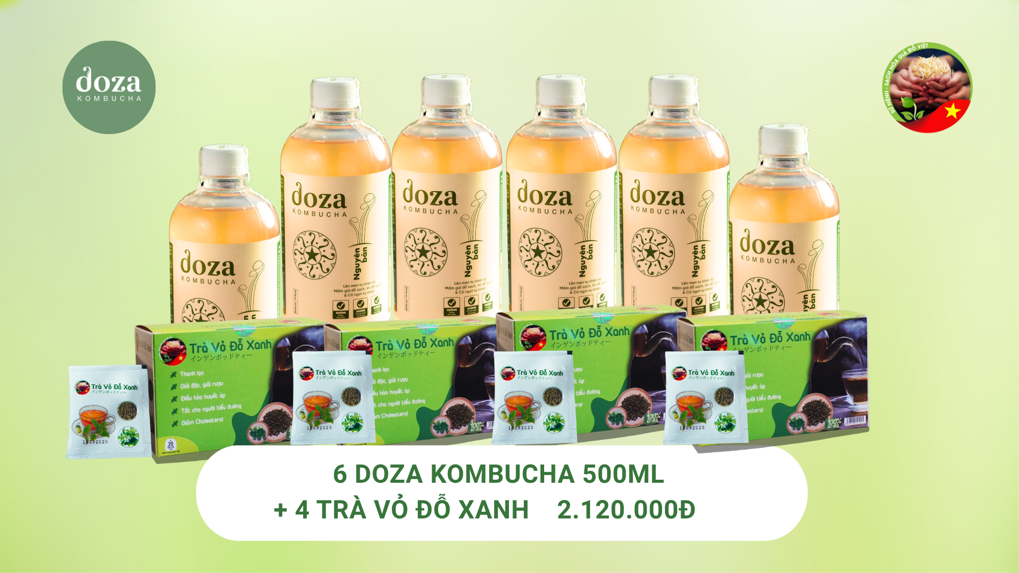 6 Doza 4 Trà - Thuyên giảm U xơ tuyến giáp